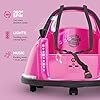 Bumper Buddy Ride On Electric Bumper Car for Kids & Toddlers, 12V 2-Speed, Ages 1 2 3 4 5 Year Old Girls - Remote Control, Baby Girl Riding Bumping Toy Gifts Cars - Toys Gift Toddler 12-18 Months Age #3