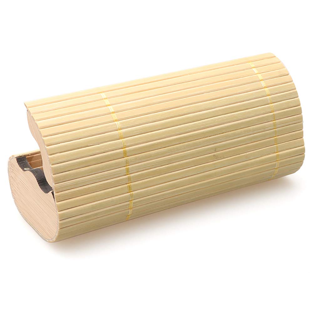 Genérico Gafas De Sol Polarizadas De Madera Hechas A Mano para Mujer, con Protección Uv400, Aptas para La Pesca Y La Conducción, Estuche De Bambú Y Bisagras De Resorte De Acero Inoxidable