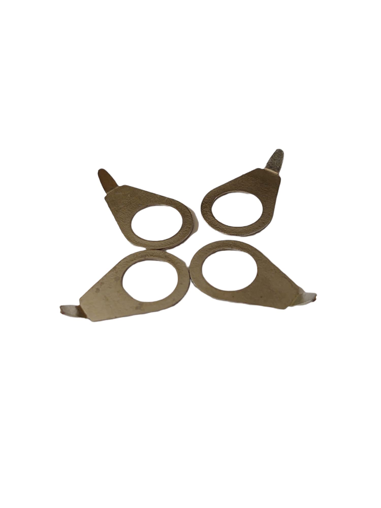 4 Pack Nickel Finish Guitar Pot Pointer Washers 30 Degree US Spec 3/8 inch Bushing