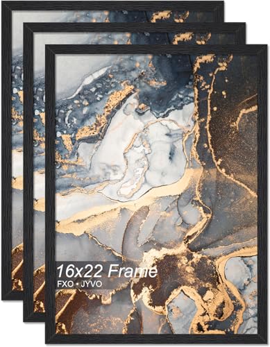 Fxojyvo Engineered Wood 16x22 Picture Frame Set of 3,...