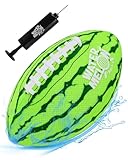 Watermelon Ball Pool Water Beach Football (9 Inch) - Durable Waterproof Football Gifts with Strong Grip for Pool, Beach, Lake & Outdoor Play, Sports Birthday Gift Ideas for Boys Ages 8 9 10 11 12