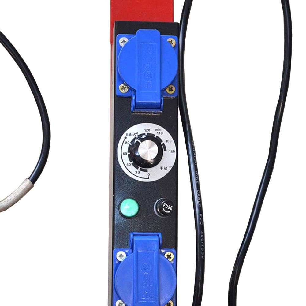 Kit Riparazione Pneumatici con Vulcanizzatore Automatico a Temperatura Costante 220V 2x500W per Officine Auto