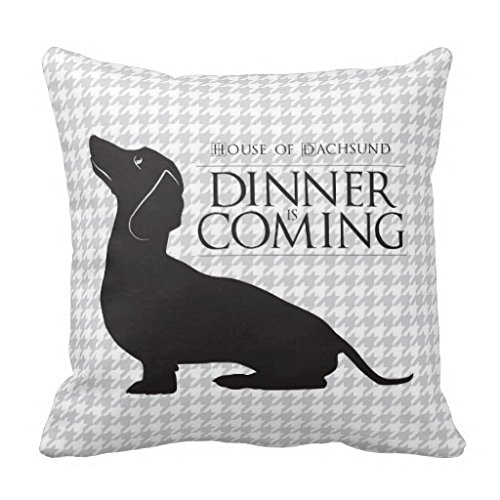 QueenL House Dachshund - Federa quadrata in cotone...