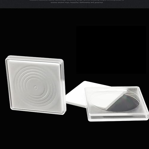 Miniatura 4 de Caja de monedas de 10 piezas de 1.575 in, 5 tamaños (202530351.575 in), contenedor de monedas cuadrado con junta para suministros de colección de