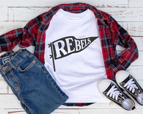 Rebels Waving Pennant - Rebel Flag Infant/Toddler/Youth T-Shirt3