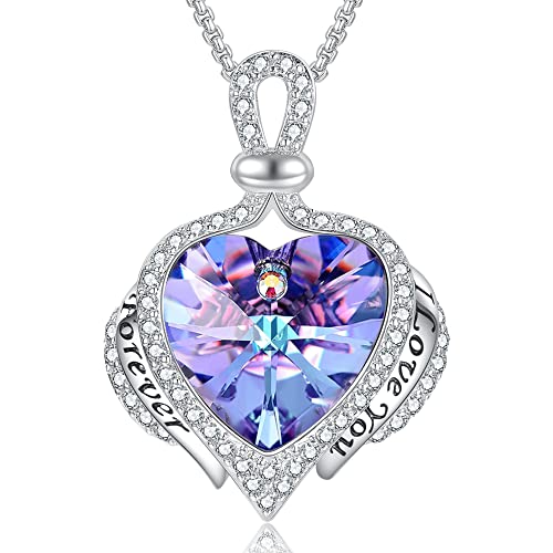Colliers femme coeur cristal et or blanc avec oxydes de zirconium 5A