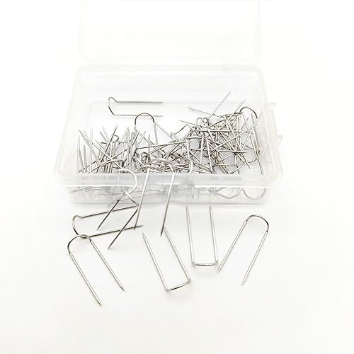 Miniatura 4 de 50 alfileres de costura en forma de U, alfileres de tela, alfileres de costura, horquillas, alfileres de costura, alfileres rectos multiusos para