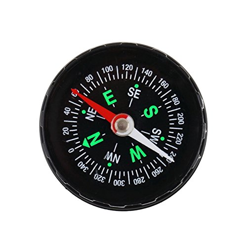 1 Pack Mini Portable Precise Paracord Bracelet Compass Keychain North Navigation Survival Emergency