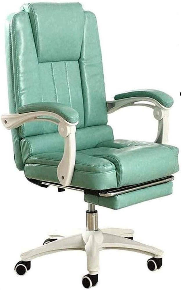 Chairs,Gaming Chair, Racing Ergonomic Office Chair, Executive Swivel Computer Desk Chair, Height Adjustable Gamer Chair,Lying, Suitable for Cute Girls to Get Gaming Chairs/Green