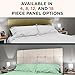 Grandeur Panel Systems Handmade Upholstered Headboard Panels | Peel and Stick Wall Panels | DIY Headboard Panels for Twin, Full, Queen, & King | Denim (4 Piece)