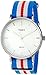 Timex Unisex TW2P91100 Fairfield 41 Orange/Blue/White Nylon Slip-Thru Strap Watch