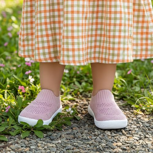 Image of MORENDL Baby Toddler Walking Socks Non-Slip Breathable Unisex Casual Sneakers