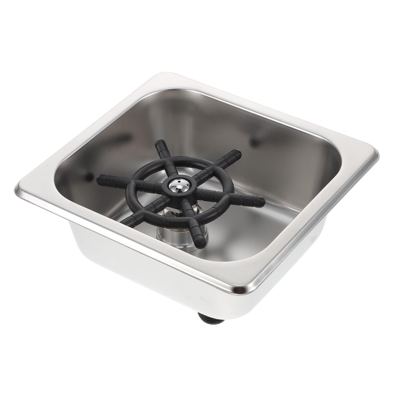 Lavabicchieri in Acciaio Inox Automatico ad Alta Pressione per Bar e Casa Lavabottiglie Multifunzione Tubo Risciacquo Rapido per Bicchieri di Vetro di Varie Dimensioni