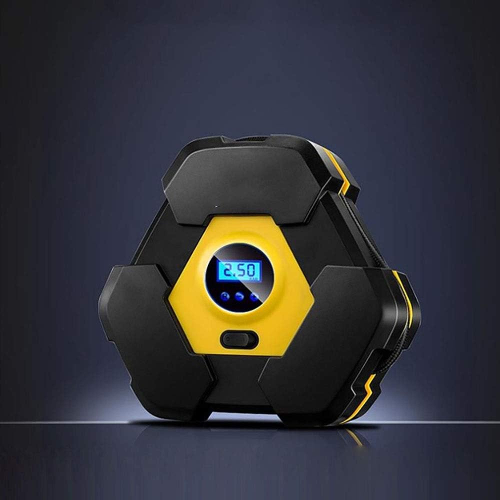 軽量カーエアポンプ デジタルタイヤデジタルインフレータ12V DCシガーライタープラグポータブルエアコンプレッサー100 PSIポン