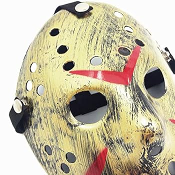 Amazon.co.jp: Radiya ハロウィン 仮装 ジェイソンマスク