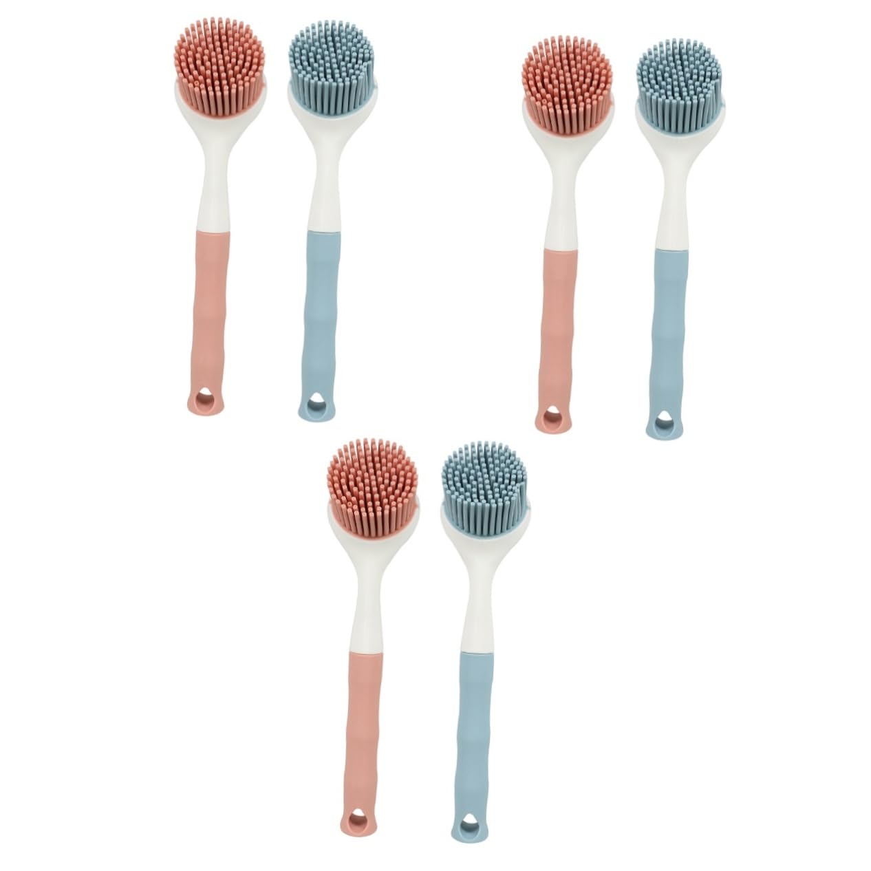 Healvian 6stücke Küchenschrubber Ergonomische Handbürste Zur Geschirrreinigung Pot Scrubber Für Antihaftpfannen Und Töpfe Einfache Handhabung Langlebig Und Hygienisch