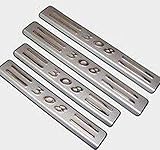 Paquete: 4 * alféizar de la puerta del automóvil (2 para la puerta delantera, 2 para la puerta trasera)