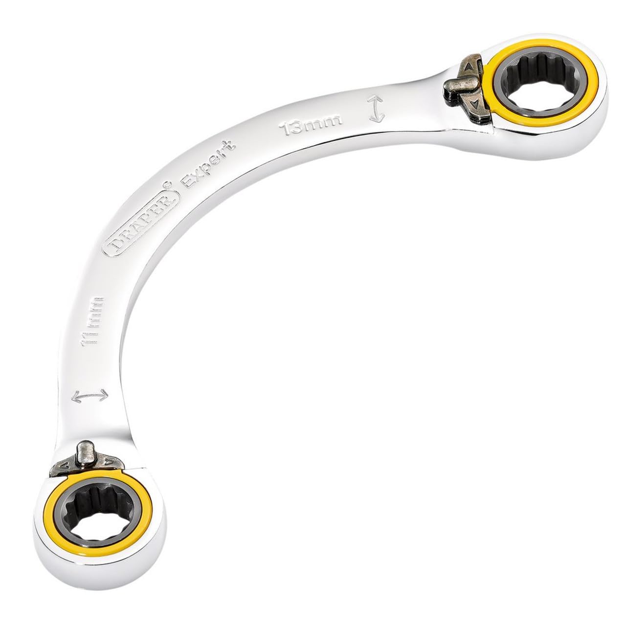 Draper Expert Hi Torq Double Ring Ratchet Half Moon Spanner