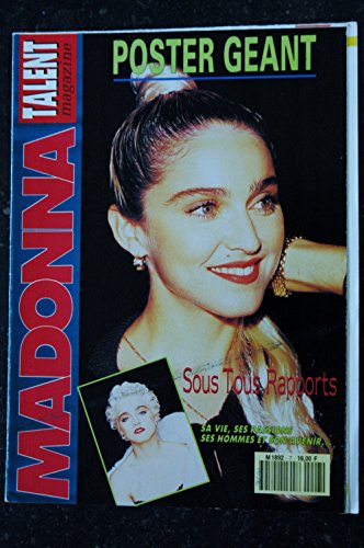 Preisvergleich Produktbild TALENT MAGAZINE 7 MADONNA POSTER GEANT MADONNA SOUS TOUS RAPPORTS 1991