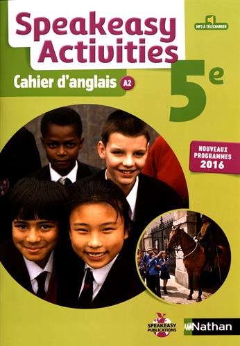 Télécharger Speakeasy Activities 5e : Cahier d'anglais A2 Livre eBook France