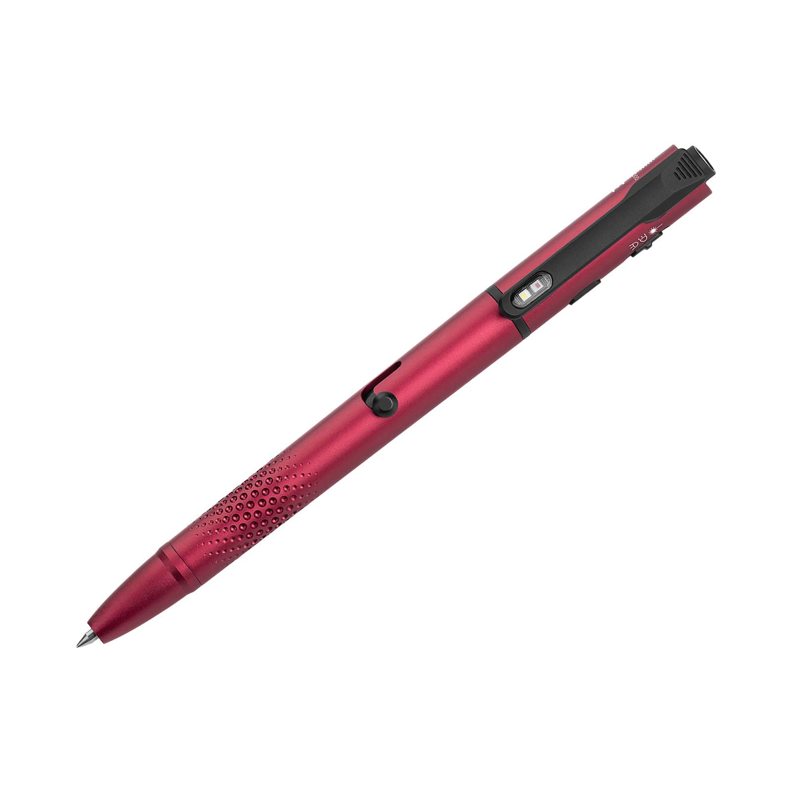 OLIGHT Open 3 Penna Torcia LED da 120 Lumen con Luce Rossa e Verde, Torcia Ricaricabile EDC portatile e facile da caricare per Scrivere, Lavorare, Avventure, Affari Professionali (Rosso)