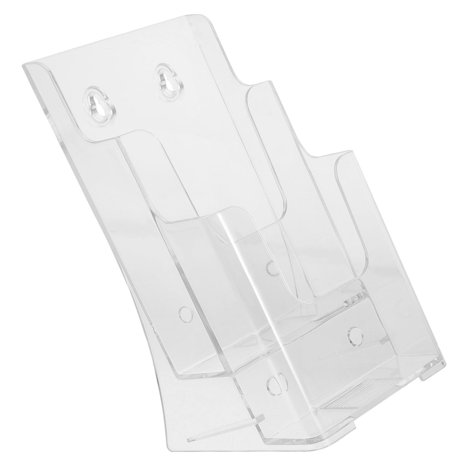 AYUWQZX Portrait Literature Stands for Display, Multilayer File Organizer Brochures Holder Magazine Rack Wall Mounted Storage Office