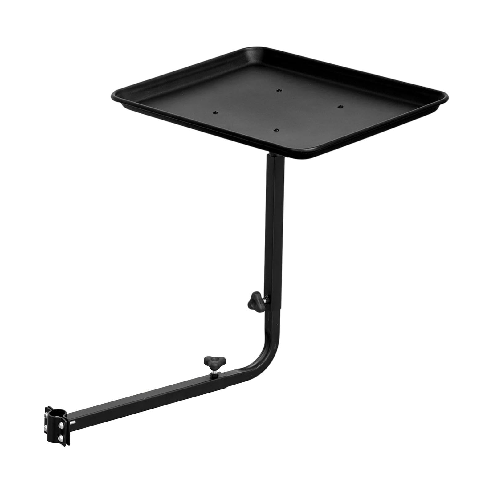 Plateau de chaise de salon en fer réglable avec extension coiffure