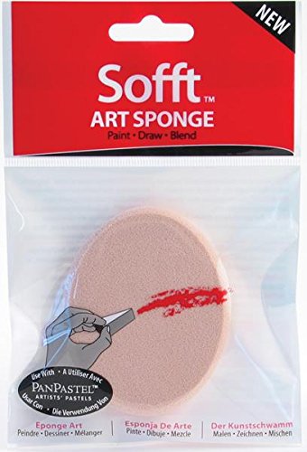 Colorfin PP61041 PanPastel Sofft Big Oval Sponge, 1-Pack