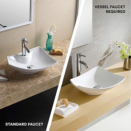Fine Fixtures MV2216TEW Vessel Sink Vitreous China White Mv2216Tew thumb #4