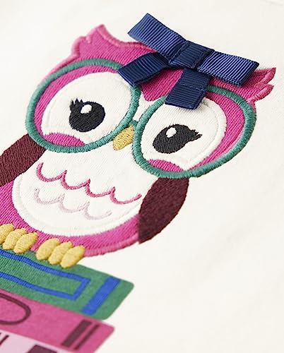 Image of Gymboree Girls' and Toddler Embroidered School T-Shirt