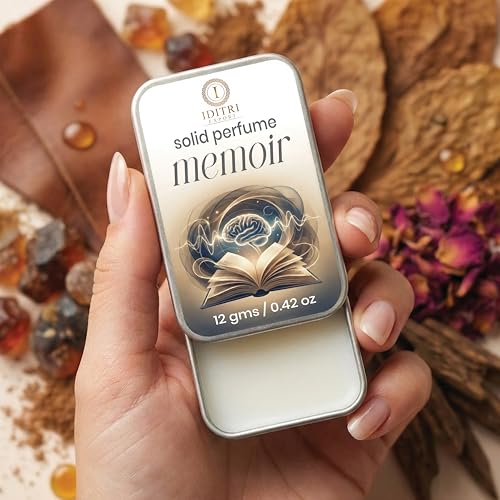 Image of Solid Perfume |Osaas&Memoir Alcohol Free Wax Perfume Balm, Long Lasting | Pocket Tin 12g, Pack Of 2| Non Greasy Smooth Glide, Travel Friendly Men And Women