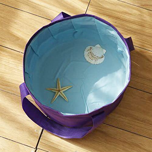 Bañera portátil plegable para pies azul miniatura 4