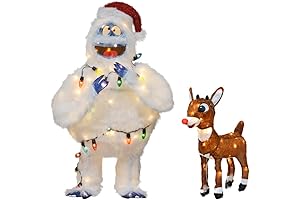 Rudolph Clarice the Reindeer Pre-Lit Yard Sculpture