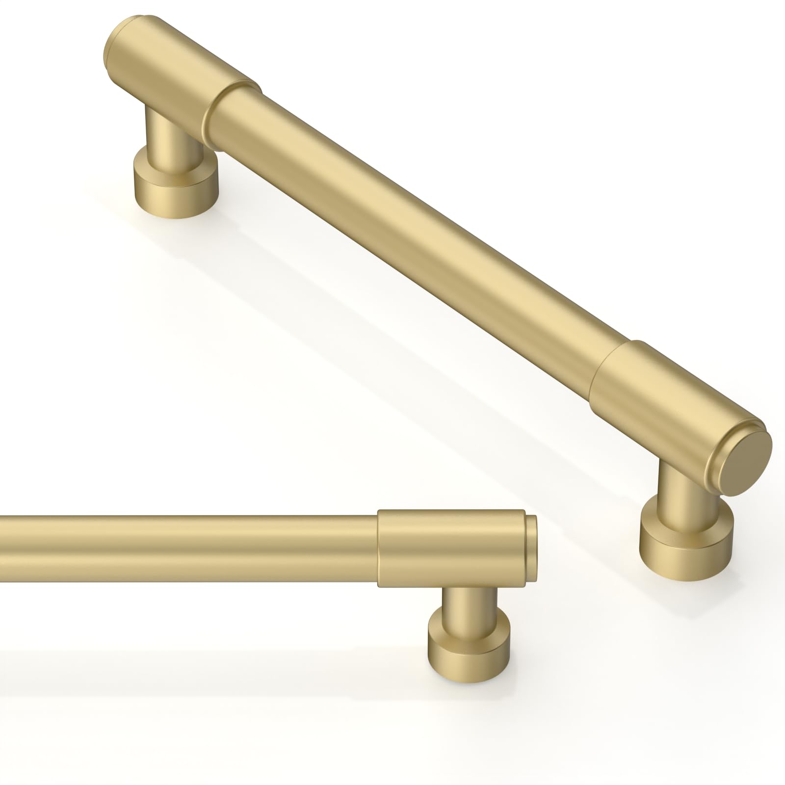 10 pack brushed gold cabinet pulls 5 inch(128mm) kitchen cabinet handles cabinet hardware drawer pulls