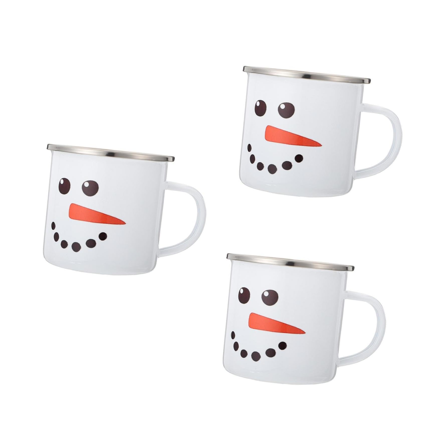 MAGICLULU Emaille Becher Kaffeebecher Auslaufsicher Isoliert Getränkebecher Glaswaren Stahlbecher Doppelte Neuartige Trinkgläser Pint Wiederverwendbar Neuartiger Becher