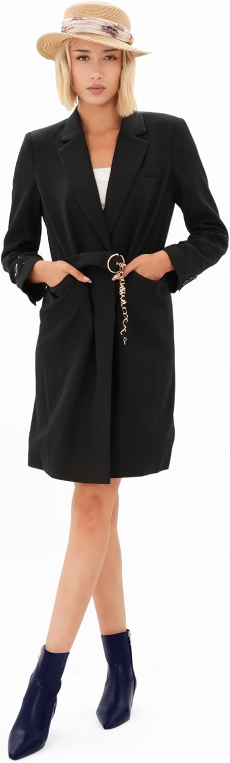 Women's Ankle Boots Pointed Toe Chunky Low Heeled Short Booties Comfort Casual Shoes with Side Zipper