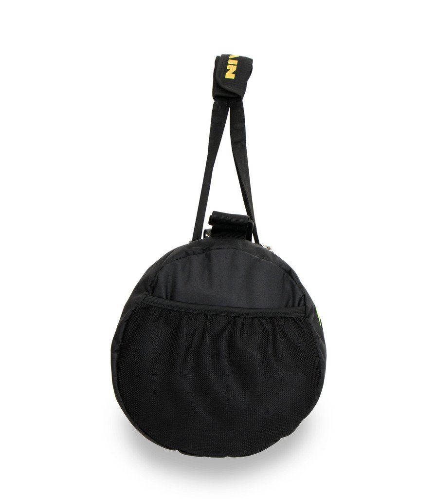Nivia Beast Gym Bag, Unisex Gym Bags, Shoulder Bag for Men & Women with Separate Shoes Compartment, Fitness Bag,Sports Kit Junior (Black-Yellow),Capacity-12 litres 1