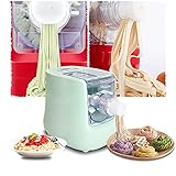 MáQuina De MacarrãO AutomáTica EléTrica,Painel Inteligente, Pode Fazer MacarrãO Largo, MacarrãO Estreito, MacarrãO Oco, MacarrãO Bigode De DragãO,Blue