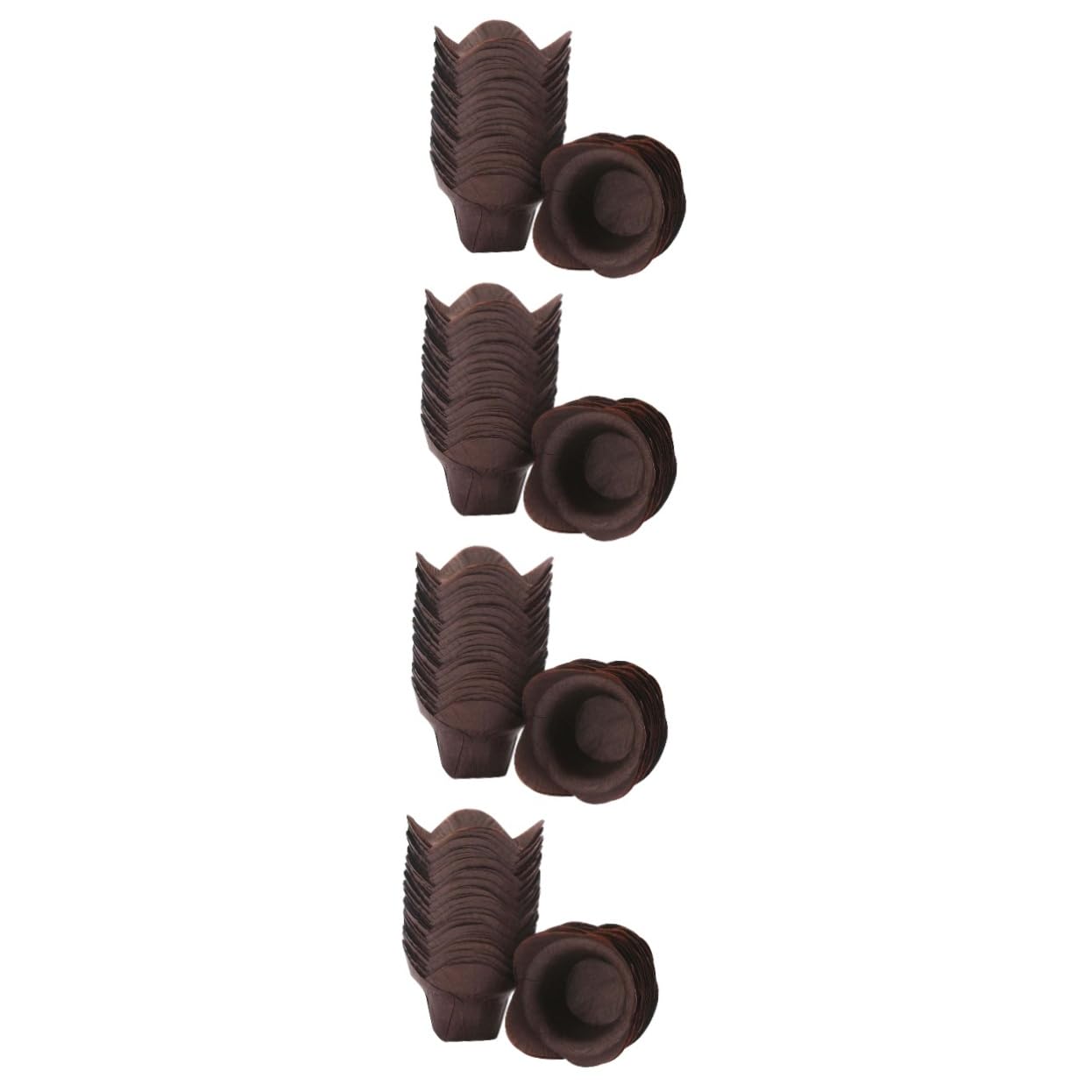 TOPBATHY 400 Pièces Petit Gâteau Papier Anti-huile Conteneur De Petit Gâteau Utiliser Papier D'emballage Chocolat Bonbons Beignet Mini-moules à Gâteaux Noël Inférieur Des Bonbons