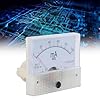 DC Panel Meter,DC MA Meter Analog Panel Ammeter 85C1 DC 0~100MA Pointer DC Ammeter Current Panel Meters Gauge Measuring Instrument ABS Current Measurement for Auto Circuit #5