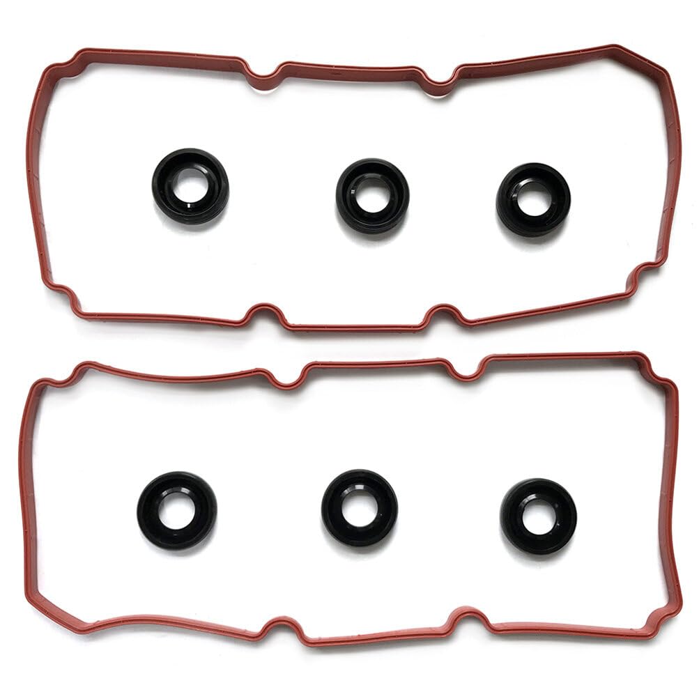 KEYALL Valve Cover Gasket Set Fit for Dodge Grand Caravan 2007-2011 | for Chrysler Town & Country 2007-2010, for Volkswagen for Routan 2009-2010,
