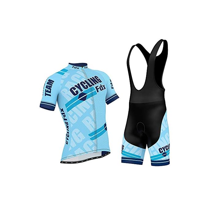 FDX Mens Pro Cycling Jersey Half Sleeve Bike Team Racing Top