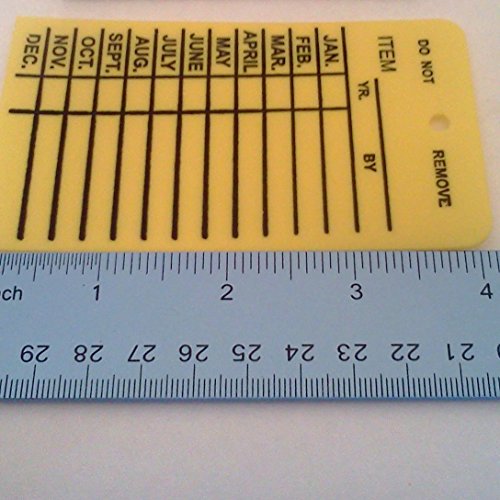 (Lot of 50) - INSPECTION TAGS with HEAVY DUTY HOLE PUNCH (Hole Size is 1/8