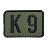 uuKen K9 Patch OD Green Embroidery 3