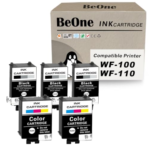 BeOne Cartouches encre 215 T215 remise à neuf 3 noir 2 couleur