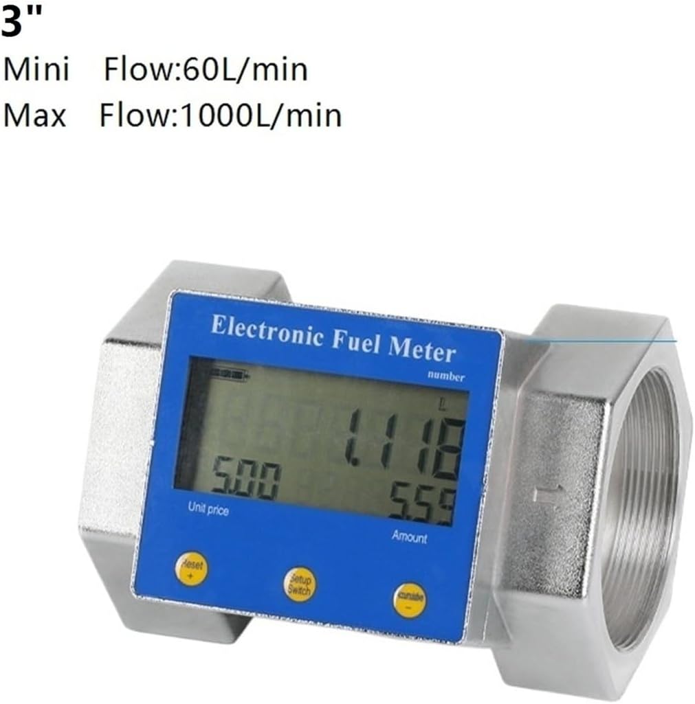 Flow Meter Aluminum Alloy Electronic Digital Liquid