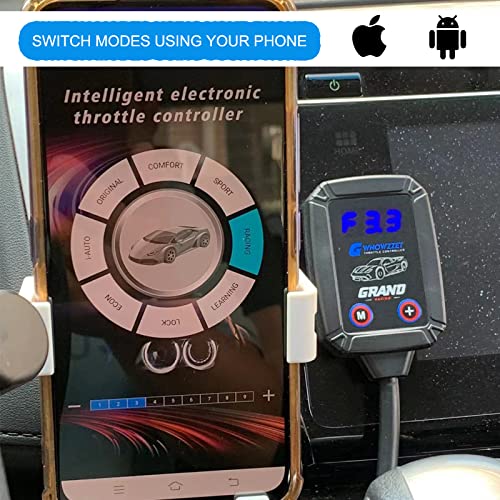 9 Drive Mode Electronic Throttle Controller Auto Gas Pedal Booster Compatible with VW/SKODA/SEAT/AUDI (bw-206)