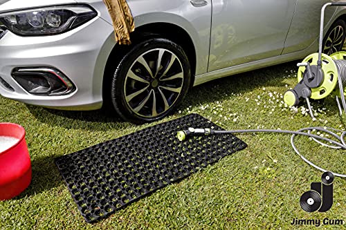 Jimmy Gum 8054144380100 voetmat van rubber, zwart, 100 x 50 cm - Image 4