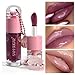 LuckNest 3 Colors Shimmery Lip Gloss, Glitter Moisturizing Lipstick,Nourishing and Hydrating with High-Shine Glimmer Finish & Sheer Wash Of Color, Non-Sticky, Vegan & Cruelty-free