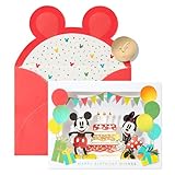 Papyrus Mickey and Minnie Mouse Birthday Card (As Wonderful As You)